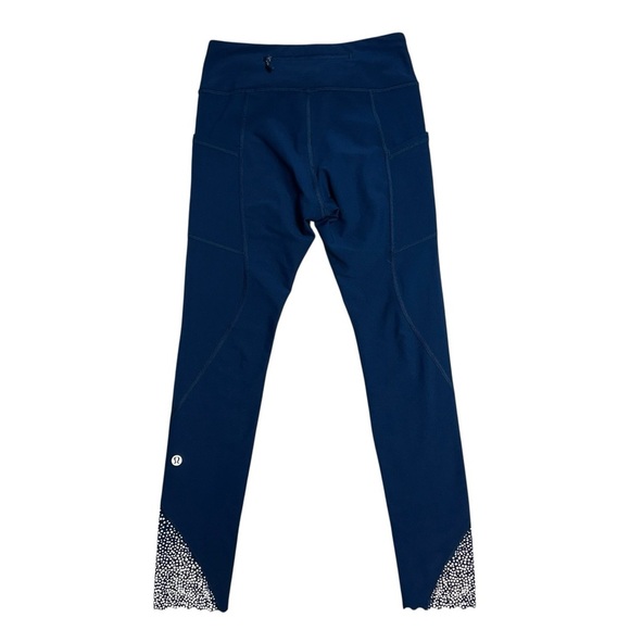 Lululemon Tight Stuff True Navy 25” Athletic Leggings Womens 4 - Picture 8 of 8